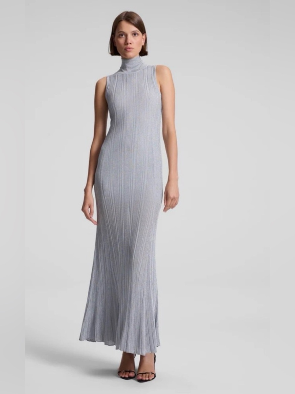 A.L.C. Arden Metallic Knit Maxi Dress  Size XS & Large